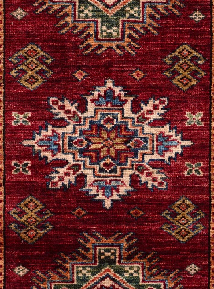 Detail image of 2' 2 x 3' 2 Hand Knotted Kazak Rug