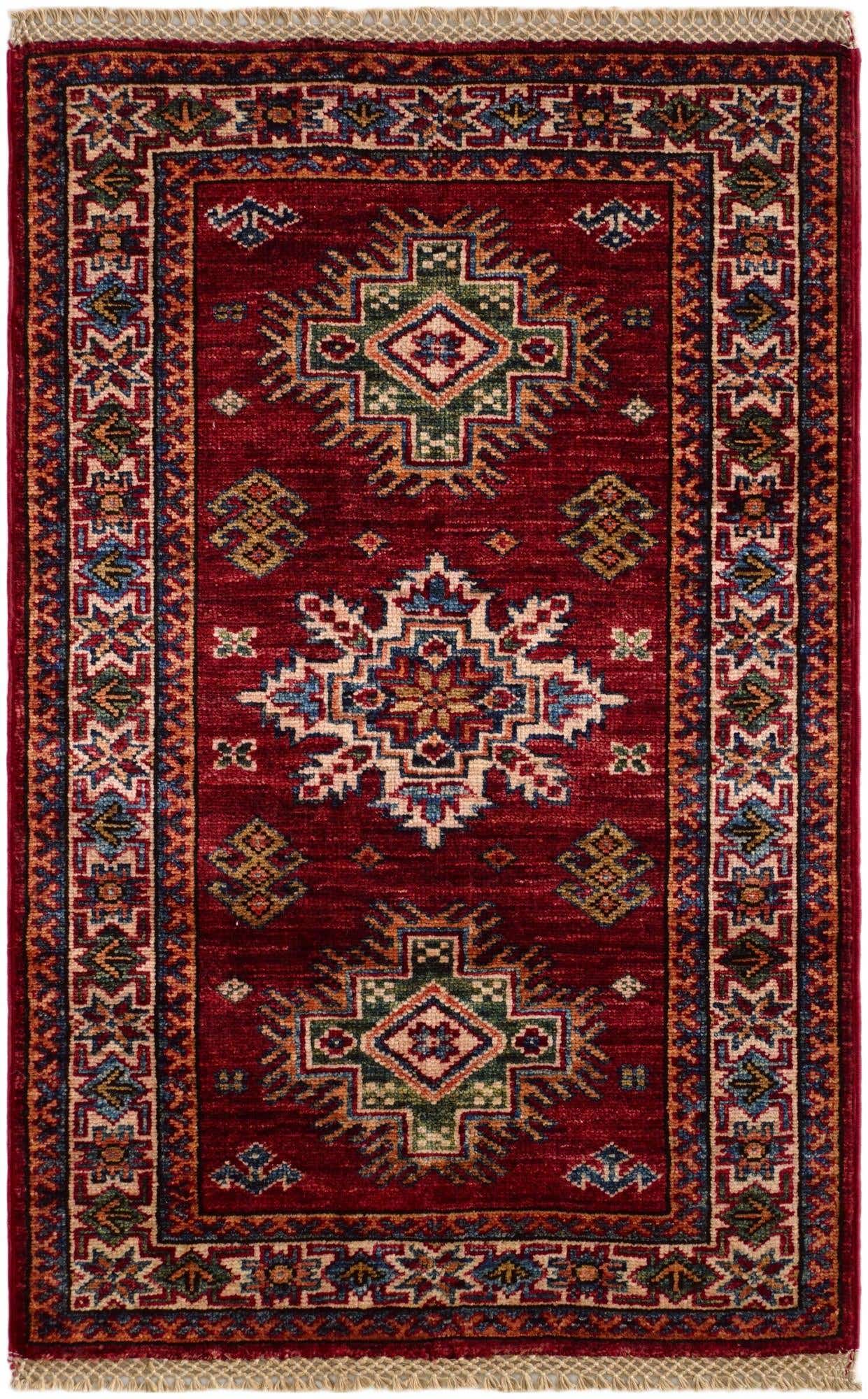 2' 2 x 3' 2 Hand Knotted Kazak Rug