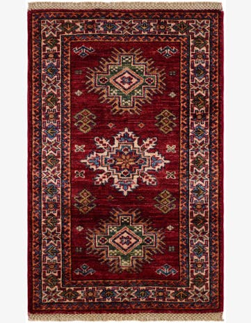 2' 2 x 3' 2 Hand Knotted Kazak Rug