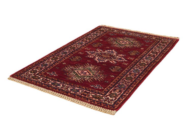 Detail image of 2' x 3' 3 Hand Knotted Kazak Rug