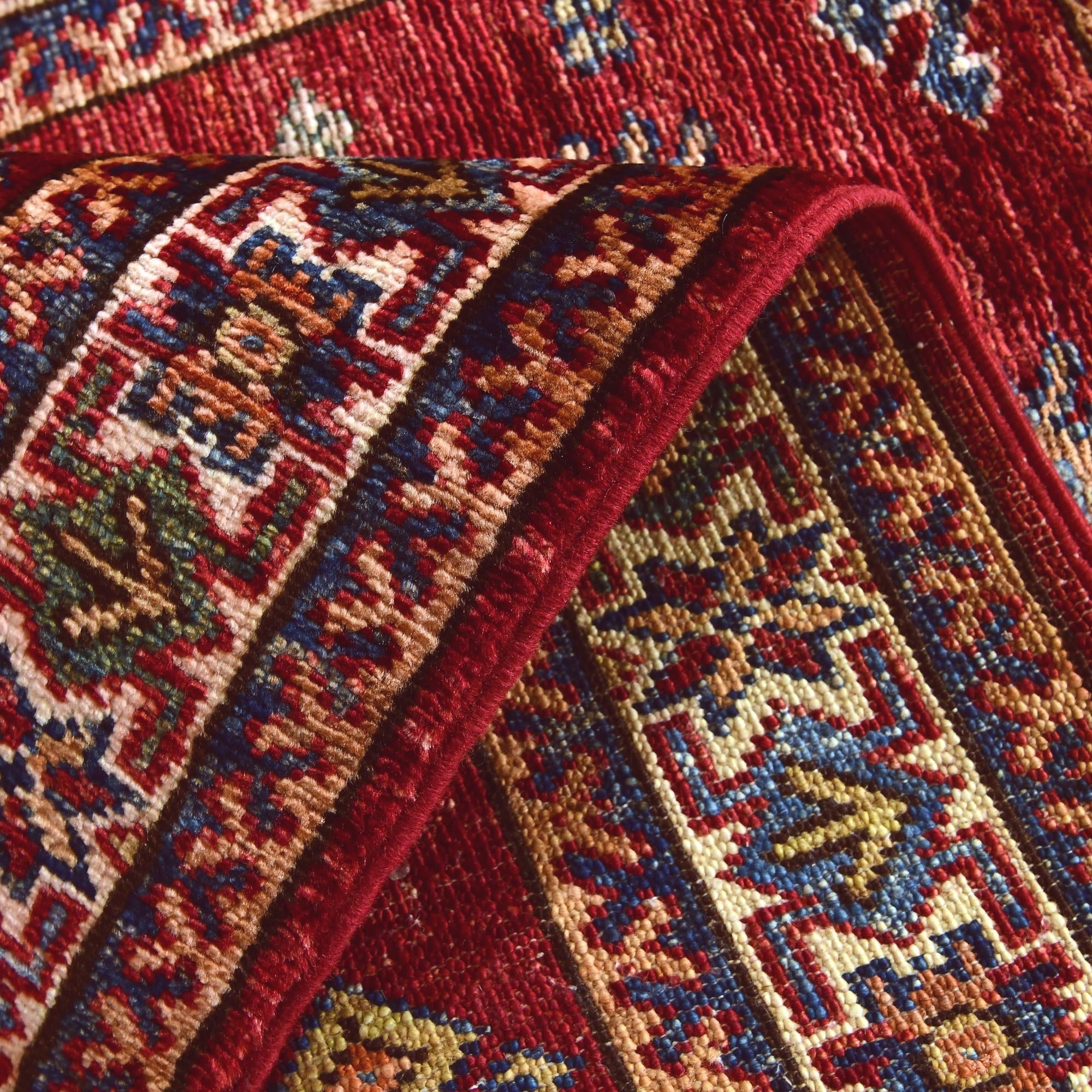 2' x 3' 3 Hand Knotted Kazak Rug