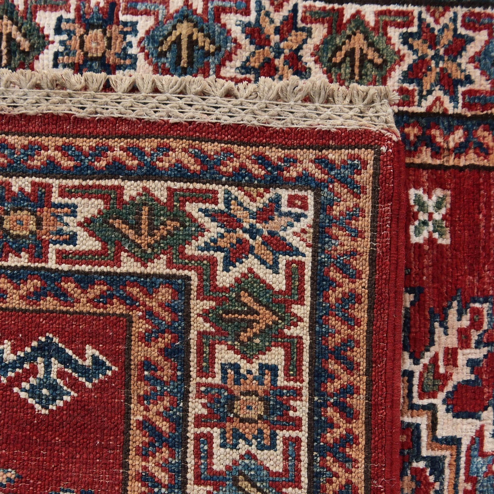 60cm x 100cm Hand Knotted Kazak Rug