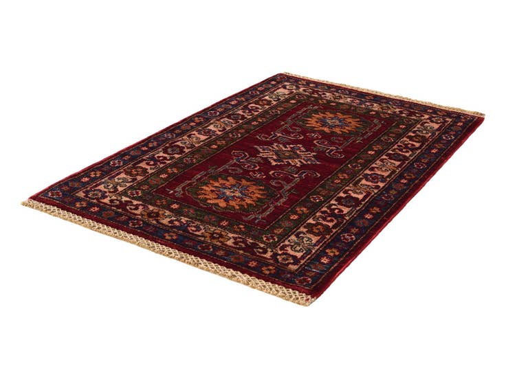 Detail image of 2' x 3' 1 Hand Knotted Kazak Rug