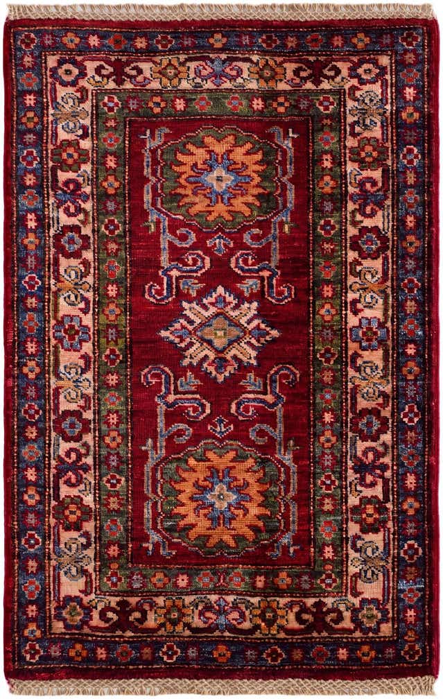 2' x 3' Hand Knotted Kazak Rug