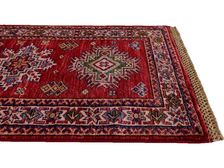 2' x 3' 3 Hand Knotted Kazak Rug