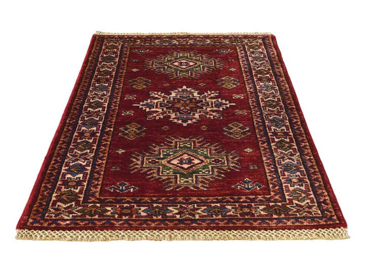 2' x 3' 2 Hand Knotted Kazak Rug
