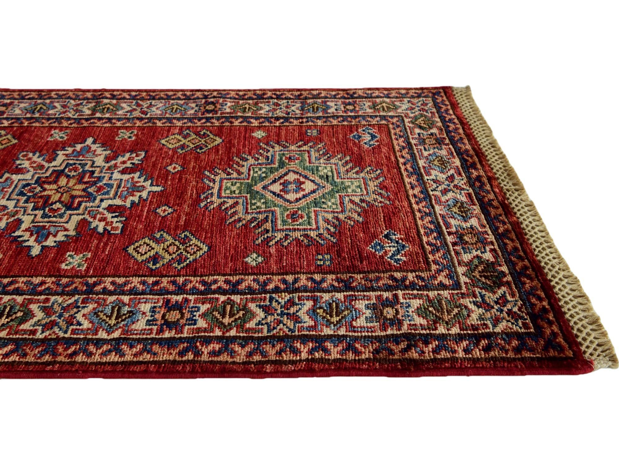 2' x 3' 2 Hand Knotted Kazak Rug