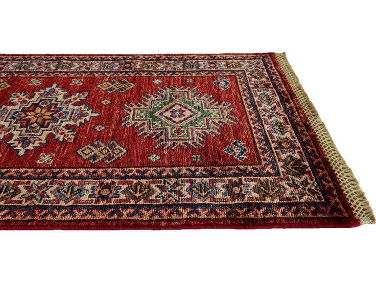 Detail image of 2' x 3' 2 Hand Knotted Kazak Rug