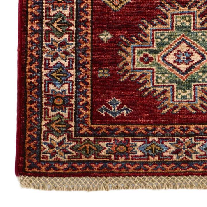 2' x 3' 2 Hand Knotted Kazak Rug