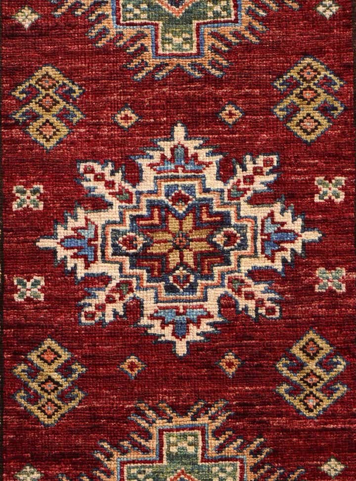 2' x 3' 2 Hand Knotted Kazak Rug