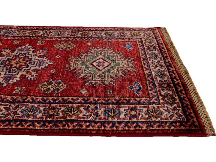 2' x 3' 3 Hand Knotted Kazak Rug