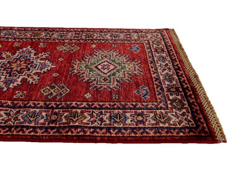 Detail image of 2' x 3' 3 Hand Knotted Kazak Rug