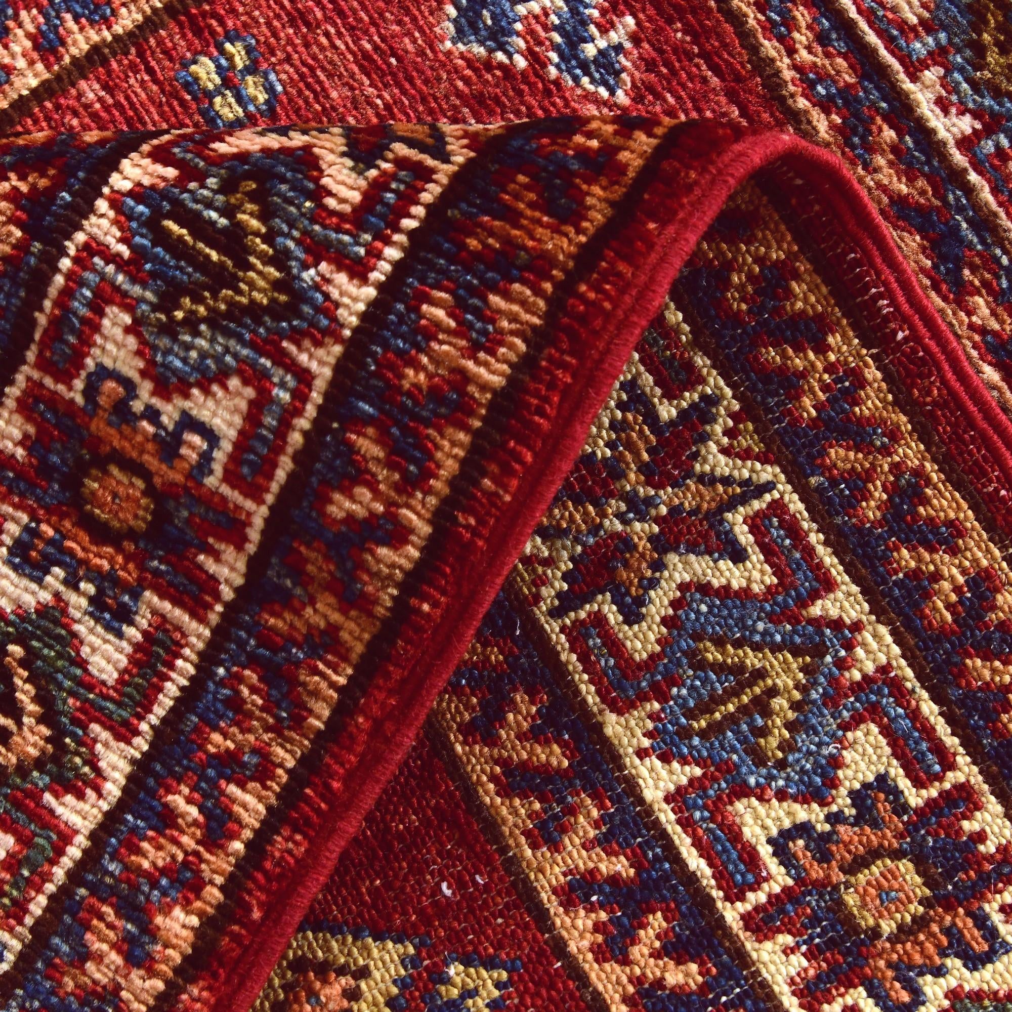 2' x 3' 3 Hand Knotted Kazak Rug