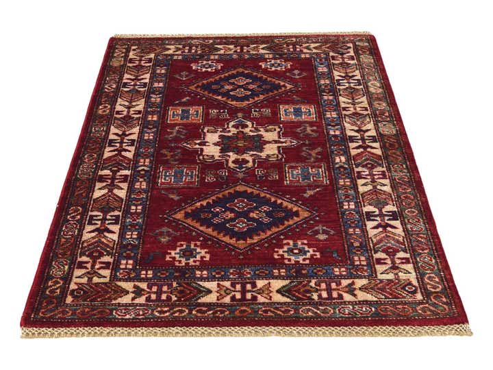 2' 8 x 3' 11 Hand Knotted Kazak Rug