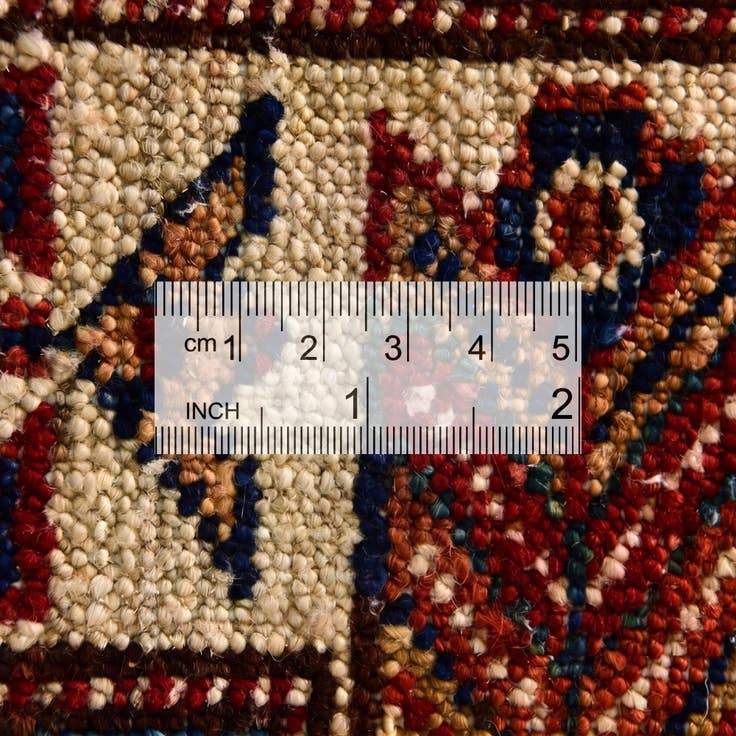 Detail image of 2' 8 x 3' 11 Hand Knotted Kazak Rug