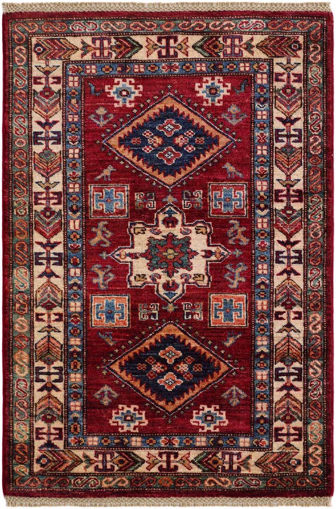 2' 8 x 3' 11 Hand Knotted Kazak Rug