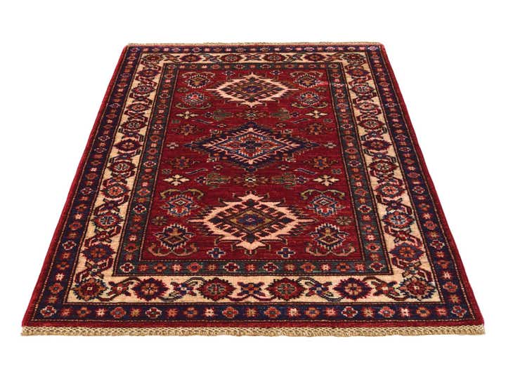 2' 10 x 4' 3 Hand Knotted Kazak Rug