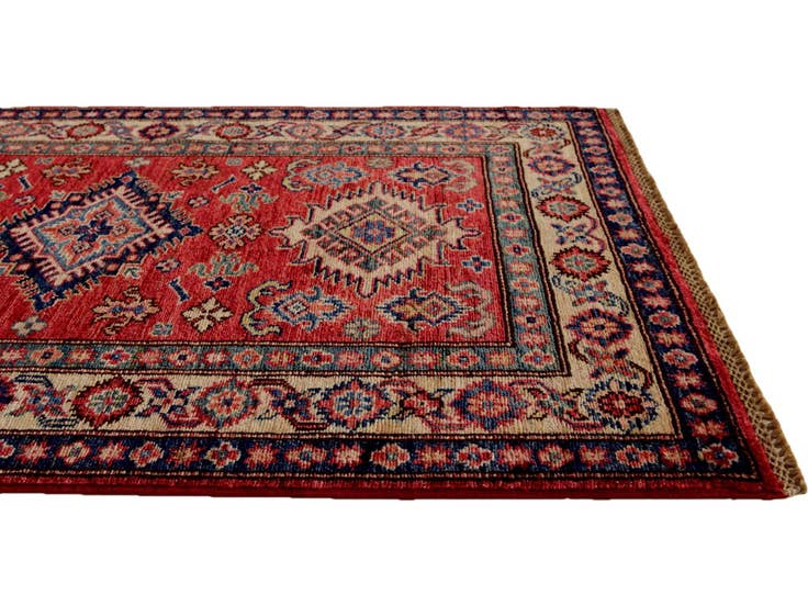 Detail image of 2' 10 x 4' 3 Hand Knotted Kazak Rug