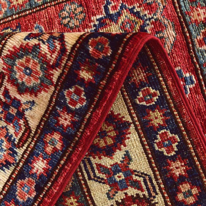 2' 10 x 4' 3 Hand Knotted Kazak Rug