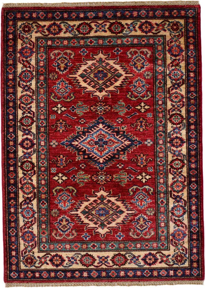 2' 10 x 4' 3 Hand Knotted Kazak Rug