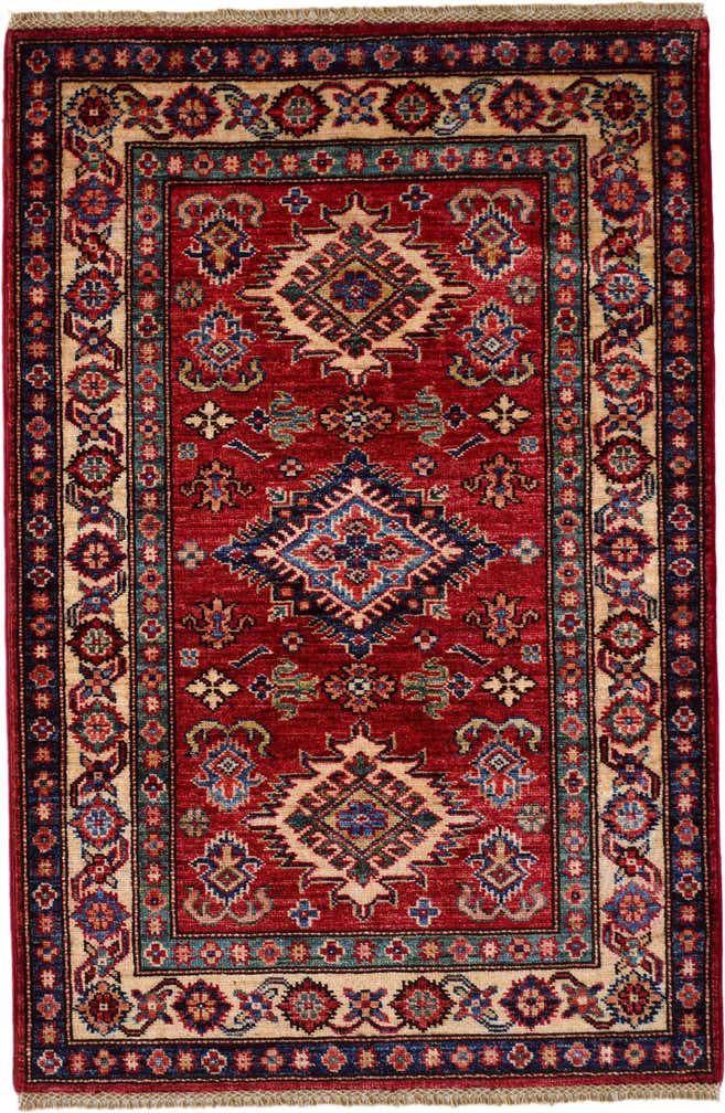 2' 10 x 4' 3 Hand Knotted Kazak Rug