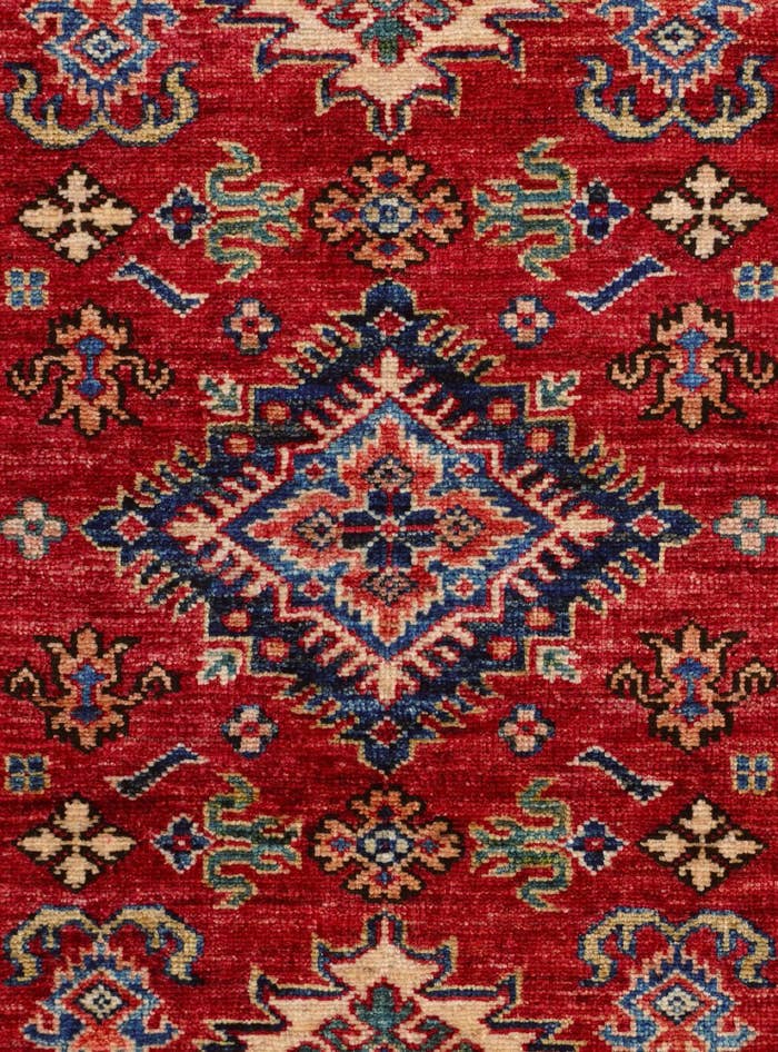 Detail image of 2' 9 x 4' 3 Hand Knotted Kazak Rug