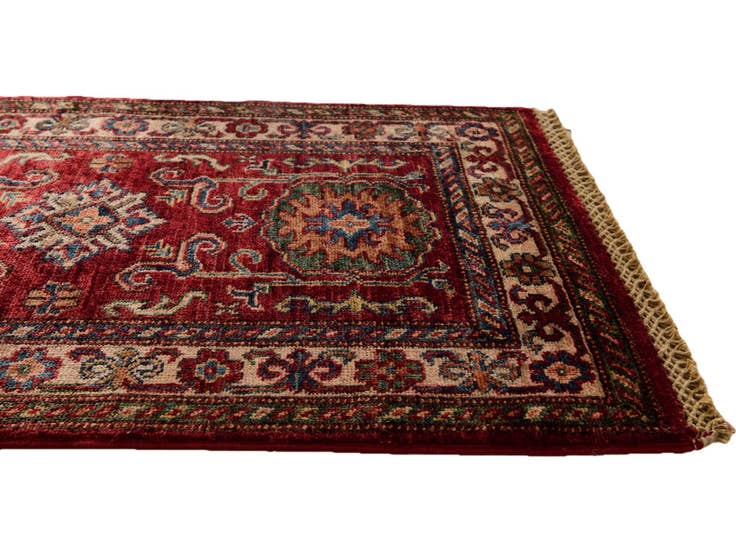 Detail image of 2' 10 x 3' 11 Hand Knotted Kazak Rug
