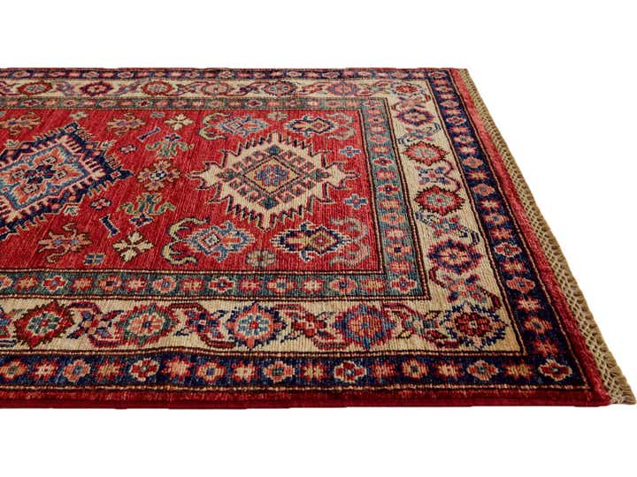 2' 11 x 4' 2 Hand Knotted Kazak Rug
