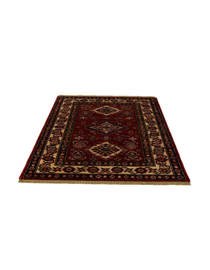 Detail image of 2' 9 x 4' 2 Hand Knotted Kazak Rug