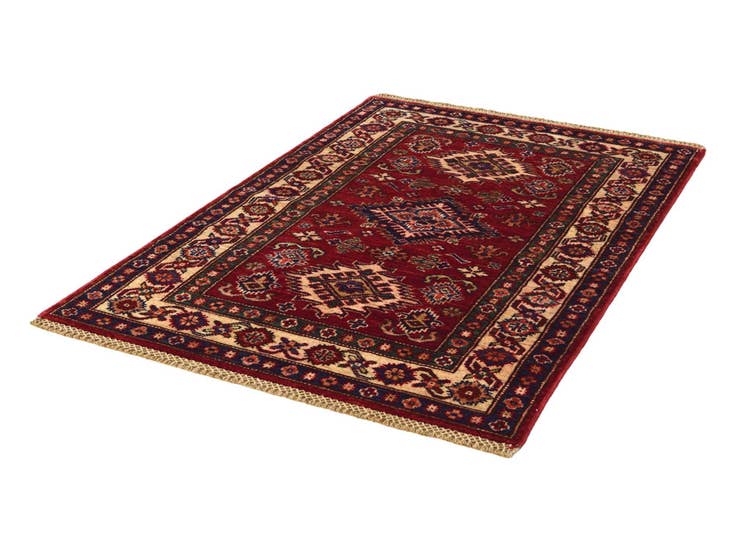 Detail image of 2' 9 x 4' 2 Hand Knotted Kazak Rug