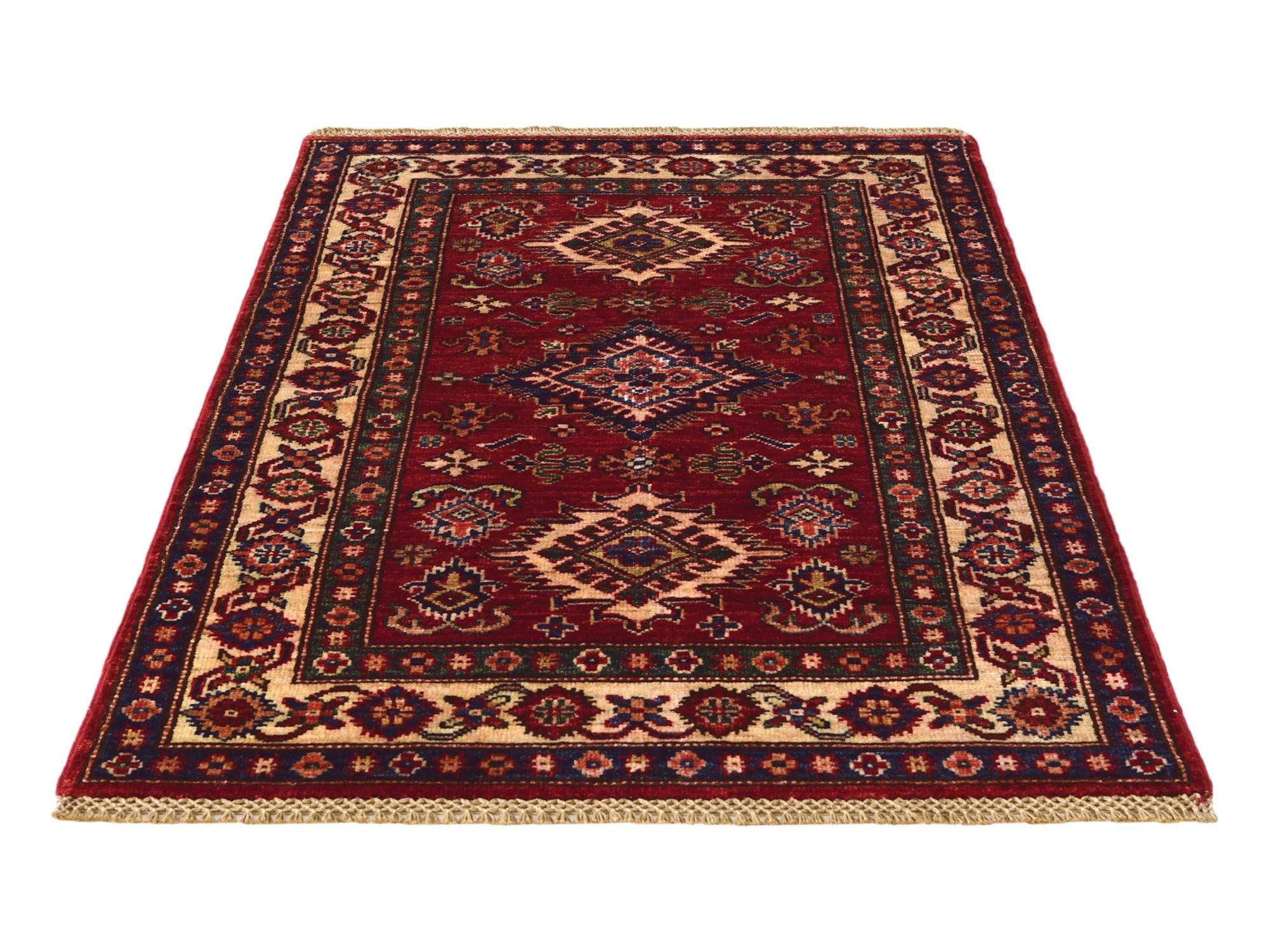 2' 9 x 4' 2 Hand Knotted Kazak Rug