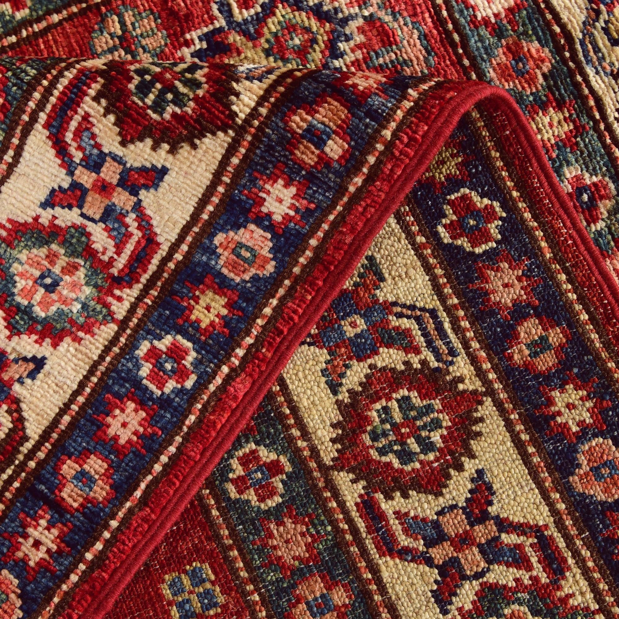 2' 9 x 4' 2 Hand Knotted Kazak Rug
