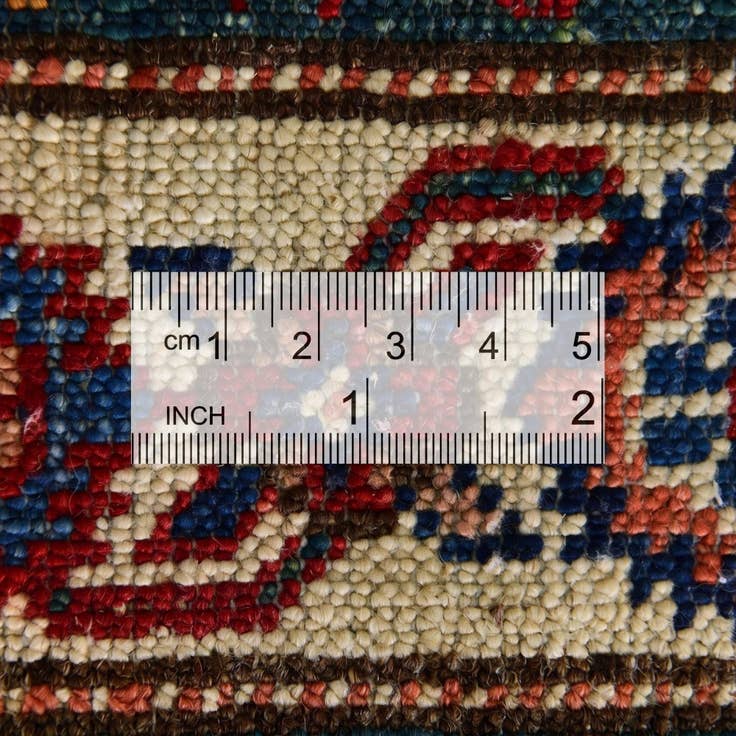 Detail image of 2' 9 x 4' 2 Hand Knotted Kazak Rug