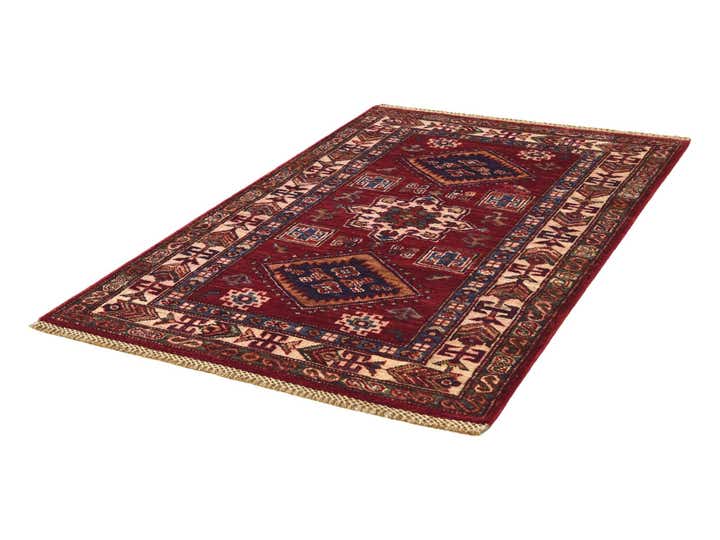2' 8 x 4' Hand Knotted Kazak Rug
