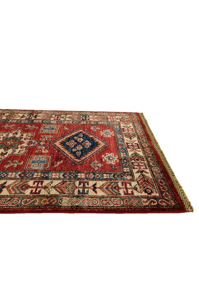 2' 8 x 4' Hand Knotted Kazak Rug