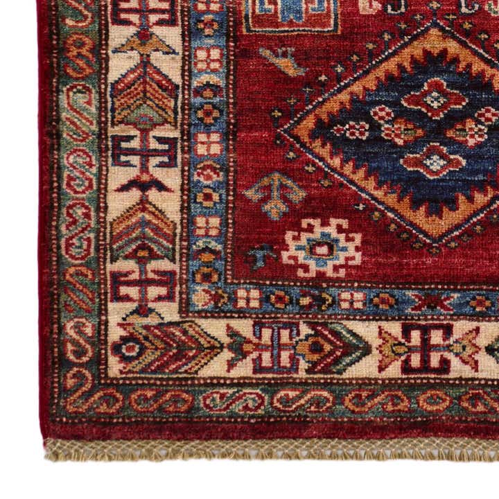 2' 8 x 4' Hand Knotted Kazak Rug