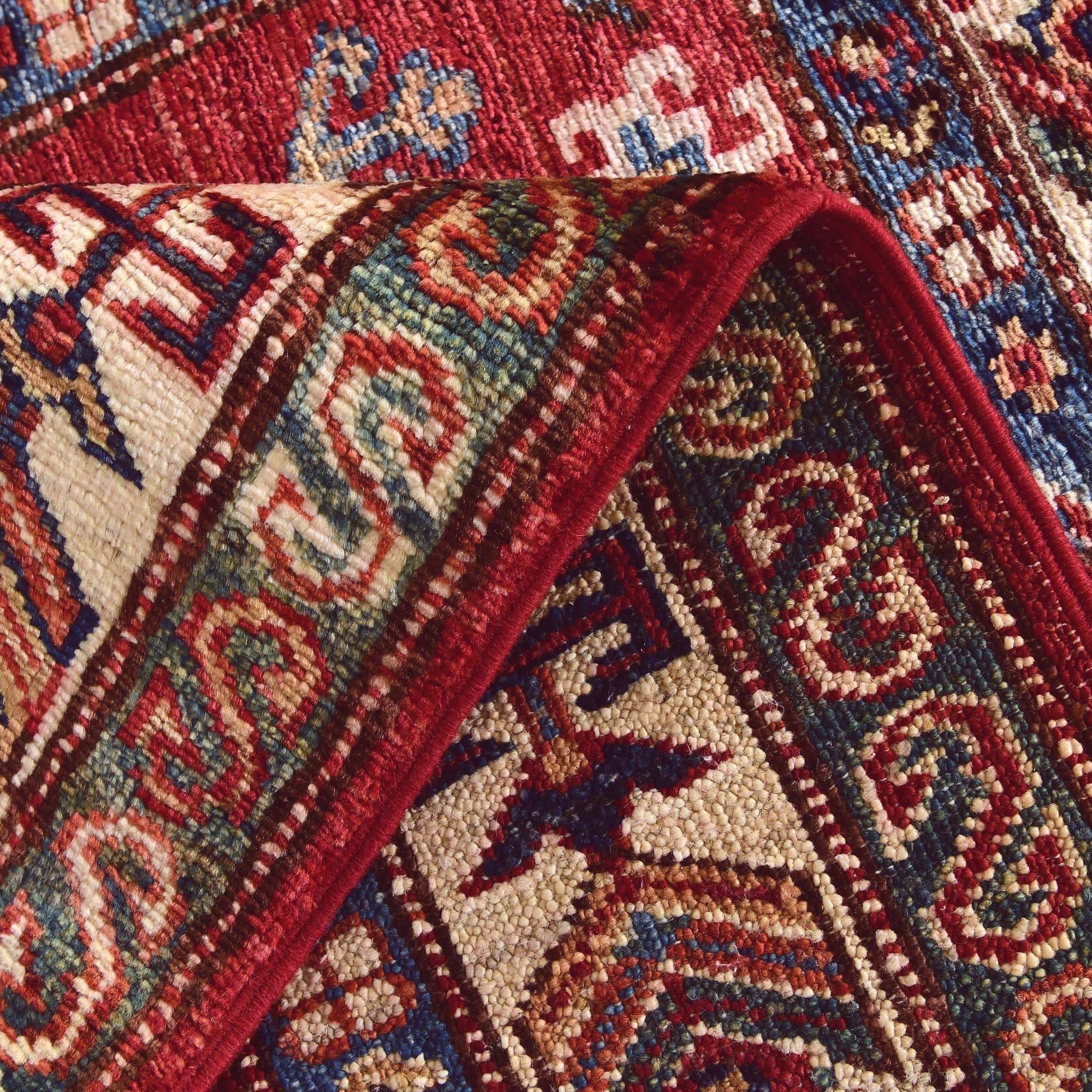 2' 8 x 4' Hand Knotted Kazak Rug