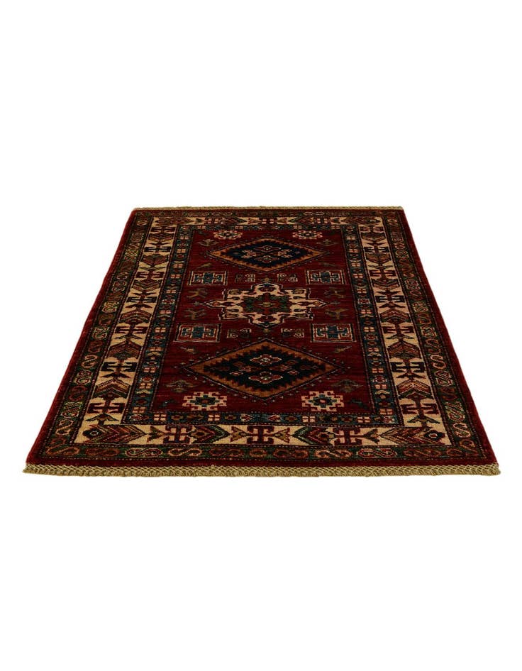 Detail image of 2' 9 x 4' Hand Knotted Kazak Rug