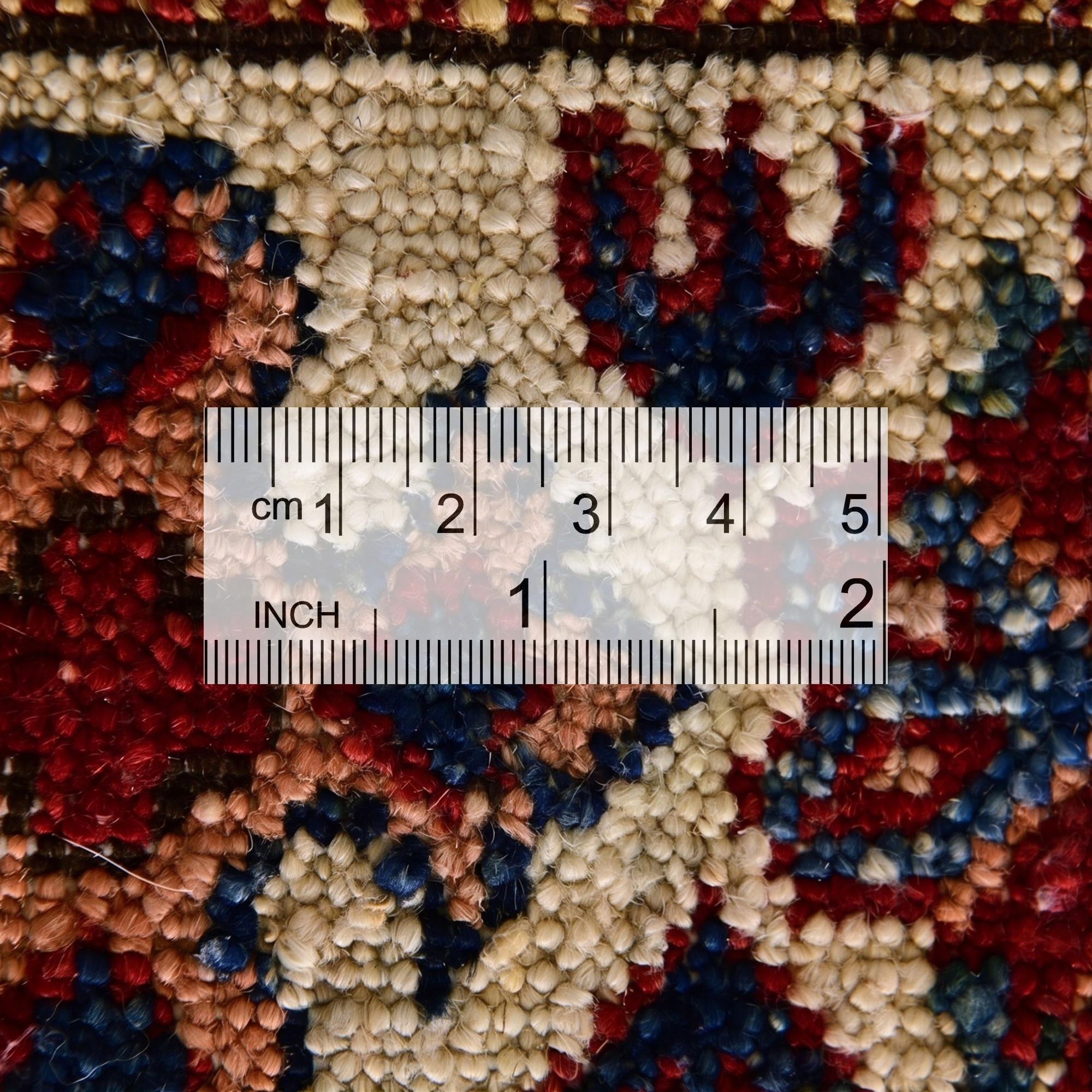 3' 5 x 4' 11 Hand Knotted Kazak Rug