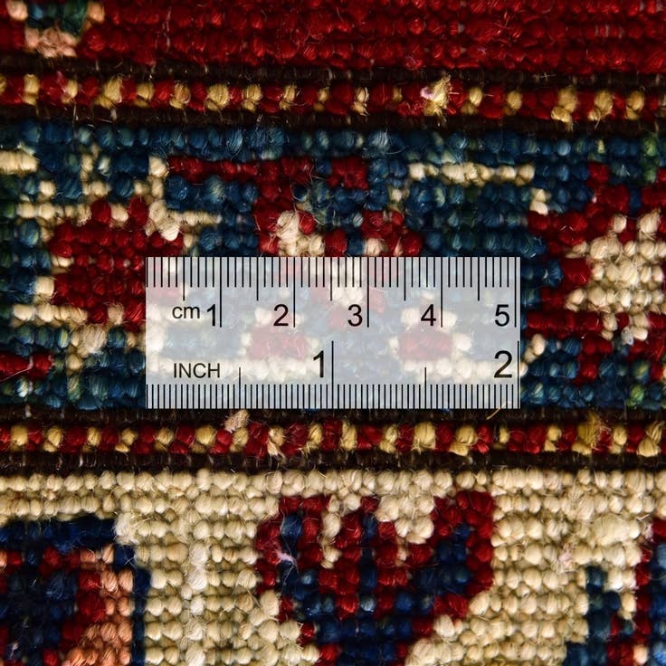 Detail image of 3' 5 x 4' 11 Hand Knotted Kazak Rug