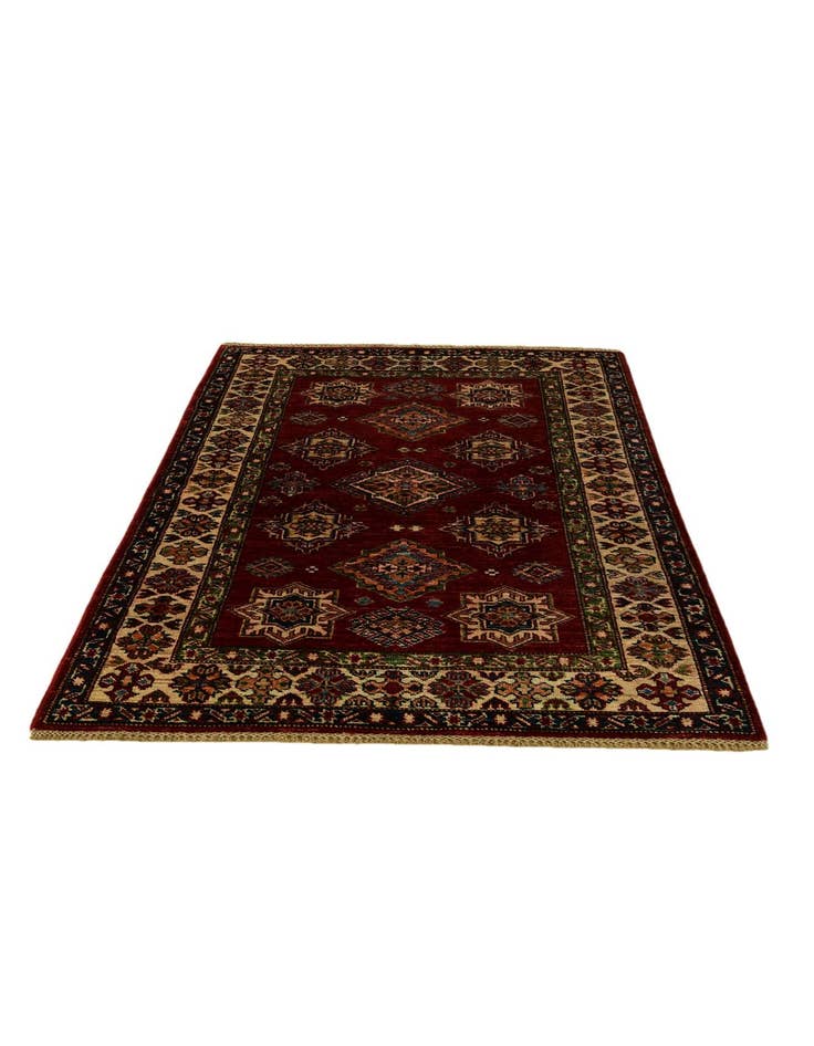 Detail image of 3' 4 x 5' 3 Hand Knotted Kazak Rug