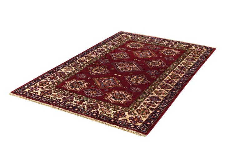3' 4 x 5' 3 Hand Knotted Kazak Rug