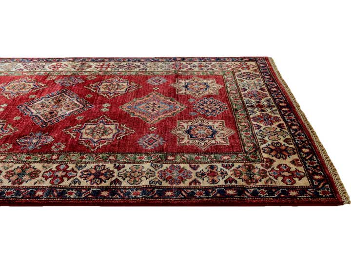 3' 4 x 5' 3 Hand Knotted Kazak Rug