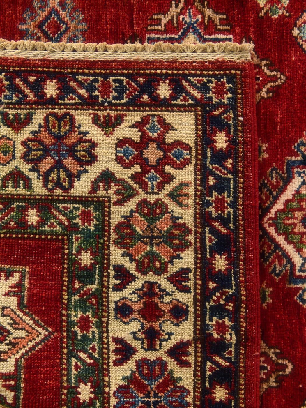 Detail image 12 of 12: 3' 4 x 5' 3 Hand Knotted Kazak Rug