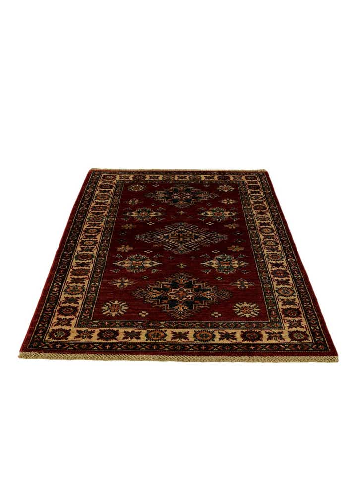 3' 4 x 5' 3 Hand Knotted Kazak Rug