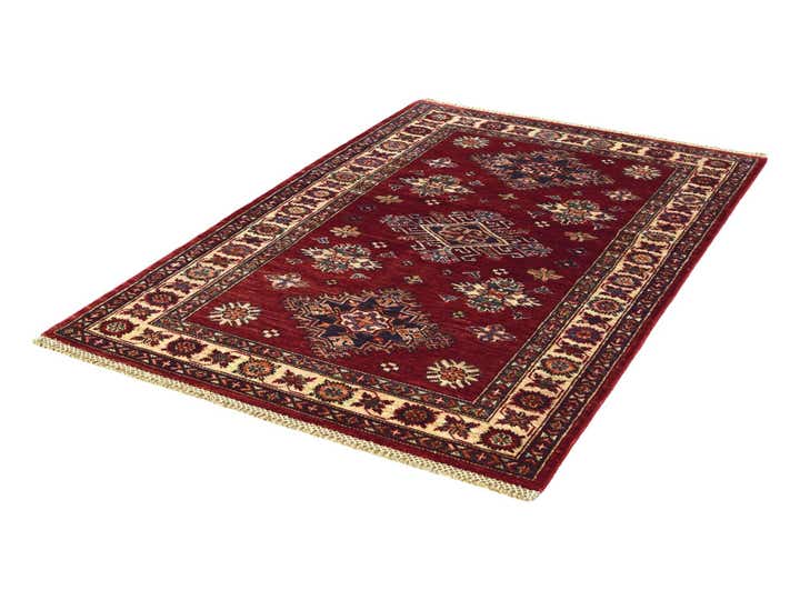 3' 4 x 5' 3 Hand Knotted Kazak Rug