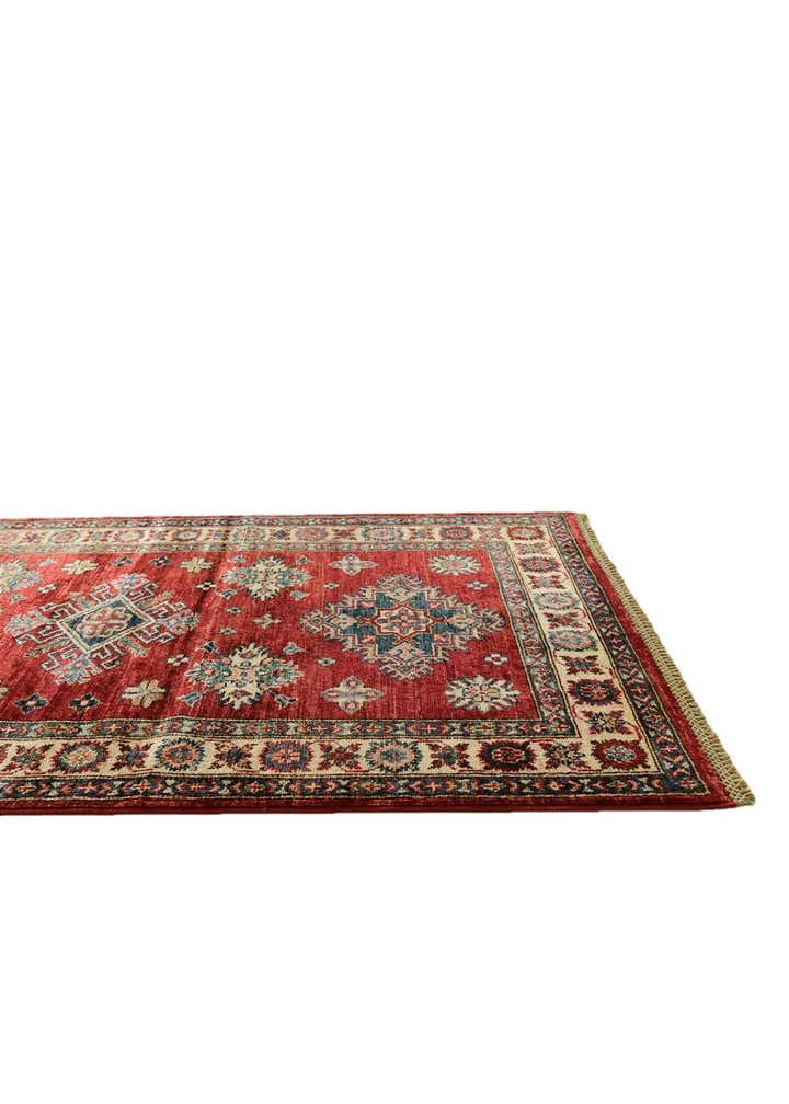 3' 4 x 5' 3 Hand Knotted Kazak Rug