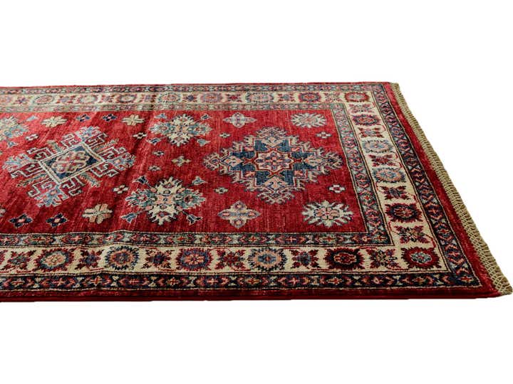 3' 4 x 5' 3 Hand Knotted Kazak Rug