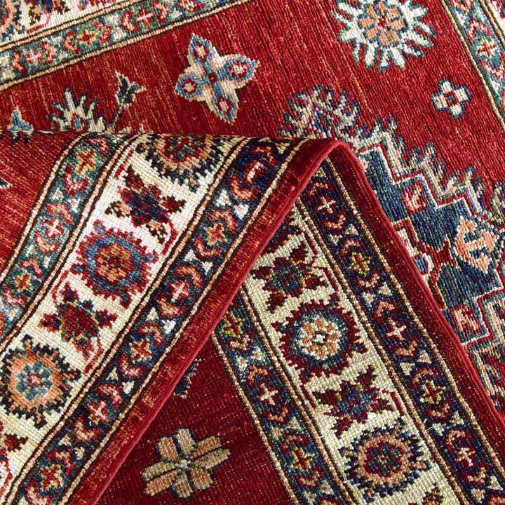 3' 4 x 5' 3 Hand Knotted Kazak Rug