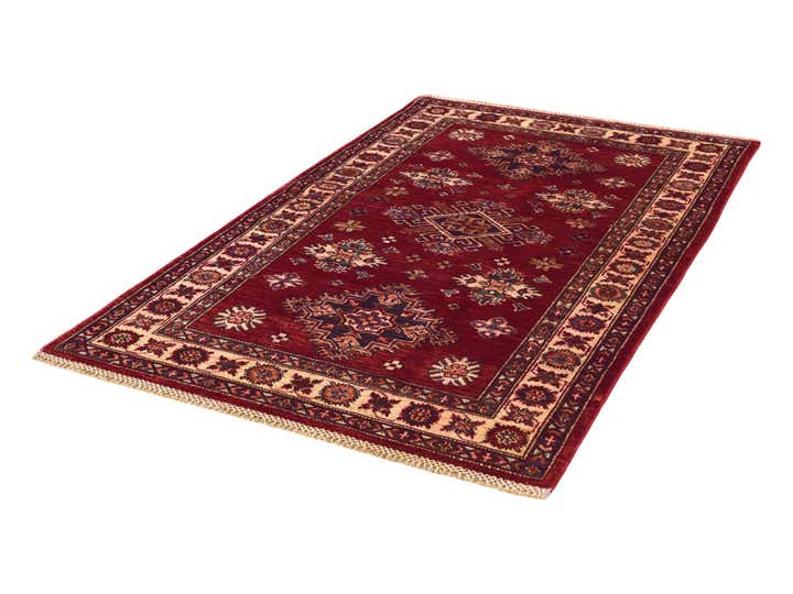 3' 2 x 5' 2 Hand Knotted Kazak Rug